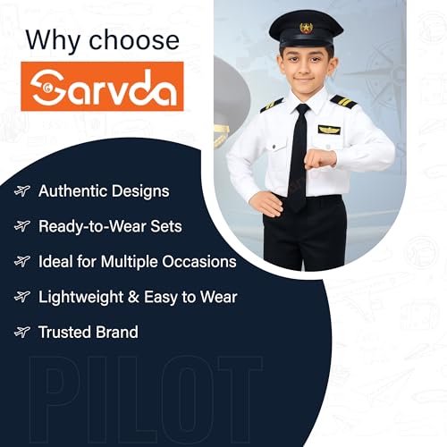 Image of Sarvda Kids Fancy Dress Costume Set | Police, Army Soldier, Pilot, Doctor, Subhash Chandra Bose & Community-Helper Outfit for Boys & Girls