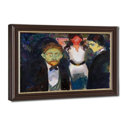 Toile Jealousy par Edvard Munch 20x30 cm | Cadre mural salon