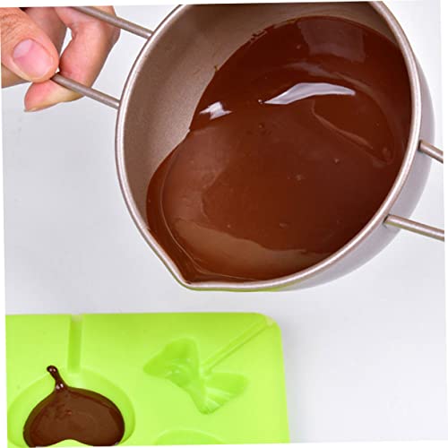 Olla para derretir chocolate de acero carbon marrón miniatura 6