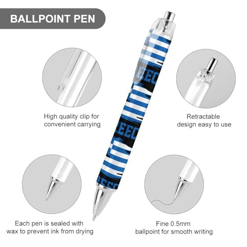 Stylo bille 0.5 mm noir rétractable pointe fine et précise - 3