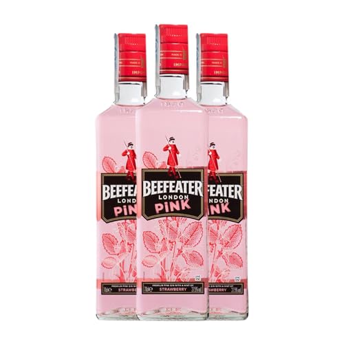 Ginebra Beefeater Pink 70 cl (Caja de 3 Botellas de 70 cl)