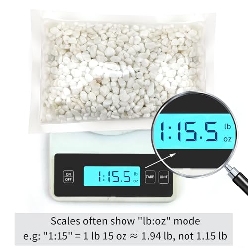 Image of FANTIAN 2 Pounds White Pebbles for Indoor Plants, 3 /8 Inch Polished White Rocks, Decorative River Rocks for Potted Plants Vase Cactus Bird Bath and Outdoor Garden Landscaping