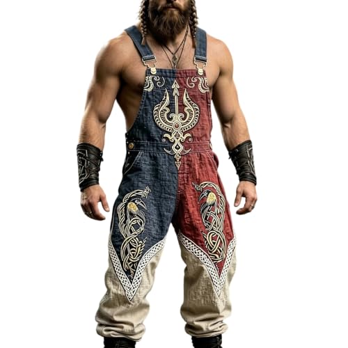 Pantalones de deporte vikingos ideales para festivales medievales y camping