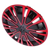 Instalación sencilla: no se requieren herramientas para la instalación, lo que permite una configuración de bricolaje rápida y fácil que ahorra tiempo y esfuerzo, cubiertas de cubo de rueda para automóvil, cubiertas de cubo de rueda