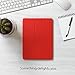 iPad Mini 4 case, ROARTZ Red Slim Fit Smart Rubber Coated Folio Case Hard Cover Light-Weight Auto Wake/Sleep for Apple iPad Mini 4th Generation Model A1538/A1550 Retina Display