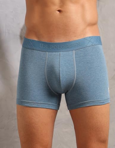 Image of U.S. Polo ASSN. Men's PT006 Bamboo Comfort Trunks for All-Day Freshness - Pack of 1