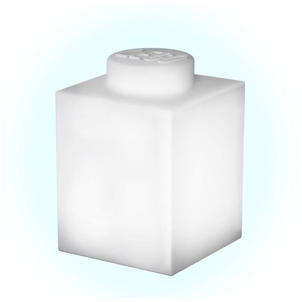 IQ Lego Classic 1x1 Silicone Night Light - White - 3