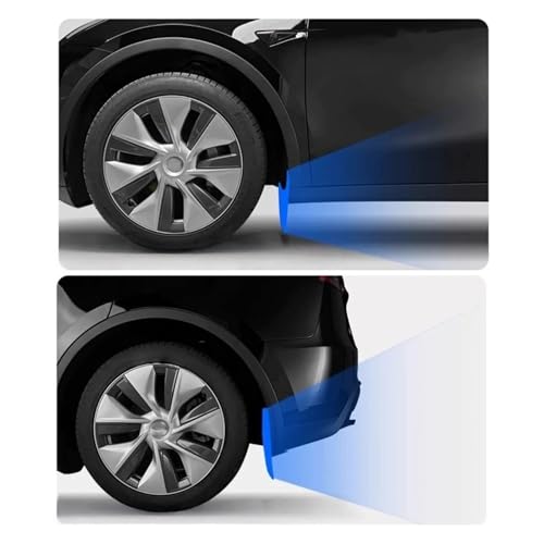 Guardabarros Tesla Model Y 2025 Juniper de TPE resistente a impactos y salpicaduras 7