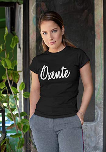 Camiseta Baby Look Engraçadas Oxente Bahiano Bahia Feminino Preto Tamanho:GG
