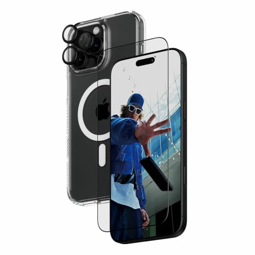 PanzerGlass PG 3-in-1 Bundle iPhone 16 Pro évitez les rayures