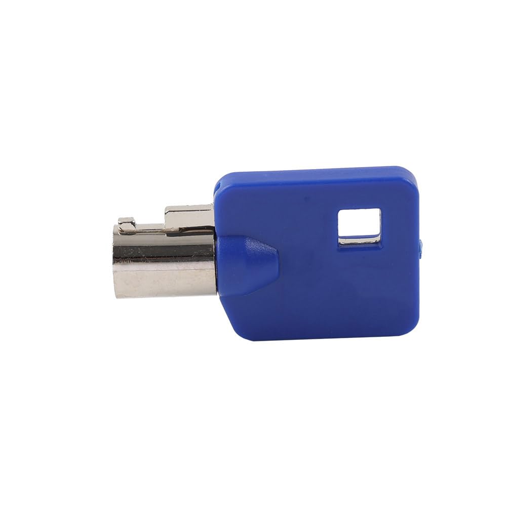 Cninba13 Blue Motorcycle Blank Key Uncut Blade Motorcycle Blank Key Replacement For Harley Touring FL Dyna FLD FXD Softail FLX V-Rod VRSC