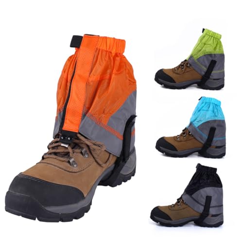 Yardwe 1 Pair Hiking Sock Liners Waterproof Ankle Gaiters for Cover Shoes Outdoor