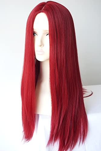 Coscostume Long Red Straight Wig Sally Costume Wig Before Christmas For Women And Girl Synthetic Wig  thumb #3