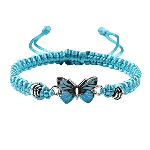 Bracelet perles de verre poli élégant cadeau mixte pour anniversaire