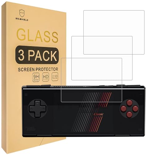 Mr.Shield Screen Protector compatible with AYANEO Pocket MICRO/Pocket MICRO Classic [Tempered Glass] [3-PACK] [Japan Glass with 9H Hardness]