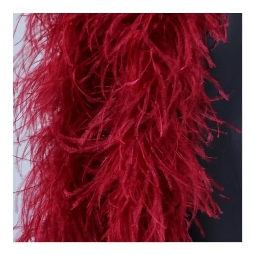 Plumas de avestruz naturales bicolor de 2m para tocados y manualidades 2