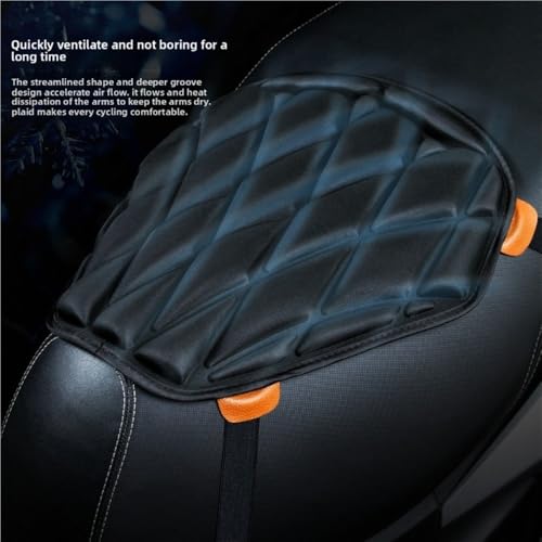 Funda para asiento de motocicleta ergonómica con cojín de aire premium 6