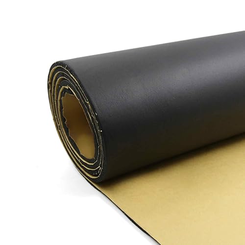 FUELHOOD 車用断熱マット 吸音シート 断熱シート 防音シート 遮音シート 断熱材 熱反射 遮音防音材料 フォーム製 車ドア エンジン 屋根 断熱 保冷 汎用 厚さ8mm ブラック 200cm*50cm 内装パーツ アクセサリー