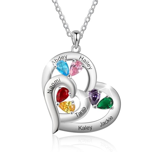 Collier personnalisé pierre de naissance, bijou élégant pour femme