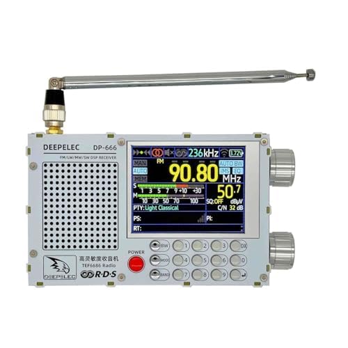 Amazon.co.jp: DP-666 TEF 6686 FM/LW/MW/SW全周波ラジオ高感度DSP受信
