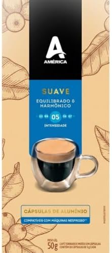 América Café Em Cápsula Leggero -...