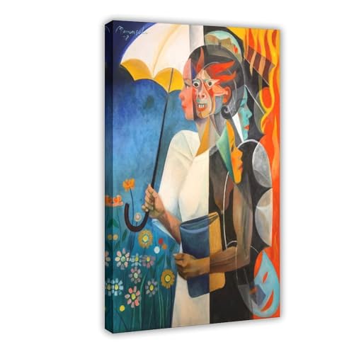 Impression sur toile Vicente Manansala tableau mural bureau