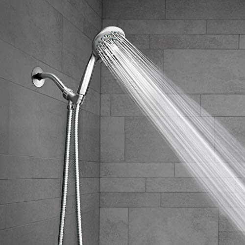 Showermaxx, Elite Series, 6 Spray Settings 5 Inch Hand Held Shower Head, Extra Long Stainless Steel Hose, Maxx-Imize Your Shower With Handheld Showerhead In Polished Chrome Finish #TOP4