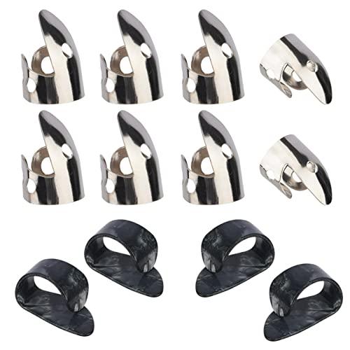BPSJKET Lot de 12 médiators électriques robustes et multifonctions en acier inoxydable pour guitare, durable, réglable… - Les Beatles, Paul McCartney, John Lennon, RIngo Starr, George Harrison BPSJKET Lot de 12 médiators électriques robustes et multifonctions en acier inoxydable pour guitare, durable, réglable…