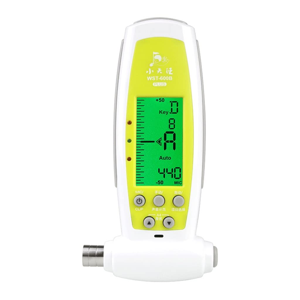 JJJ Guzheng Tuner WST-600B Plus Sintonizzatore Professionale del sintonizzatore Guzheng Electronic Trena a Tre in Uno (Color : Green)