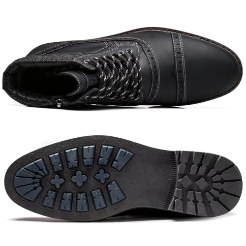 Image of Arkbird Mens Chelsea Boots, Stylish and Comfort Leather Chukka Ankle Boots with Zipper