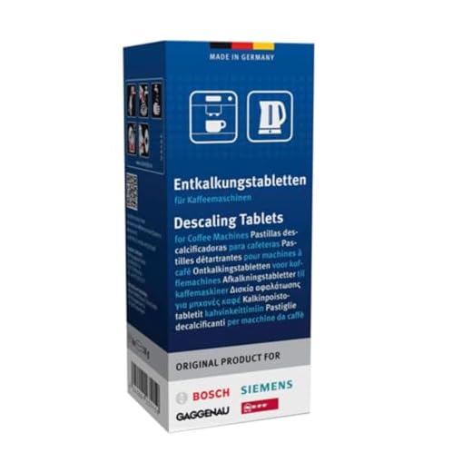 ELECTROTODO pastillas descalcificadoras compatibles con cafetera Bosch, Siemens 6 ud. 00311864