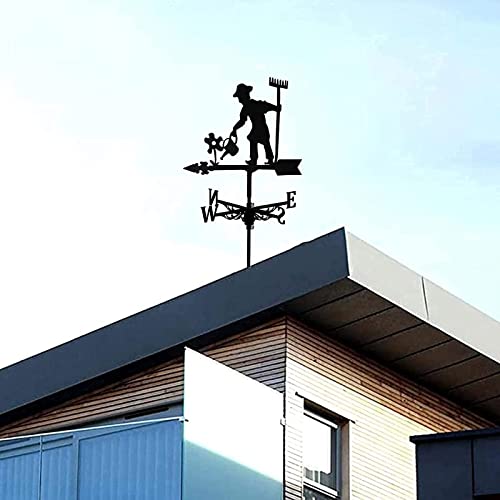 Veleta de techo resistente para conocer la dirección del viento en casa 6