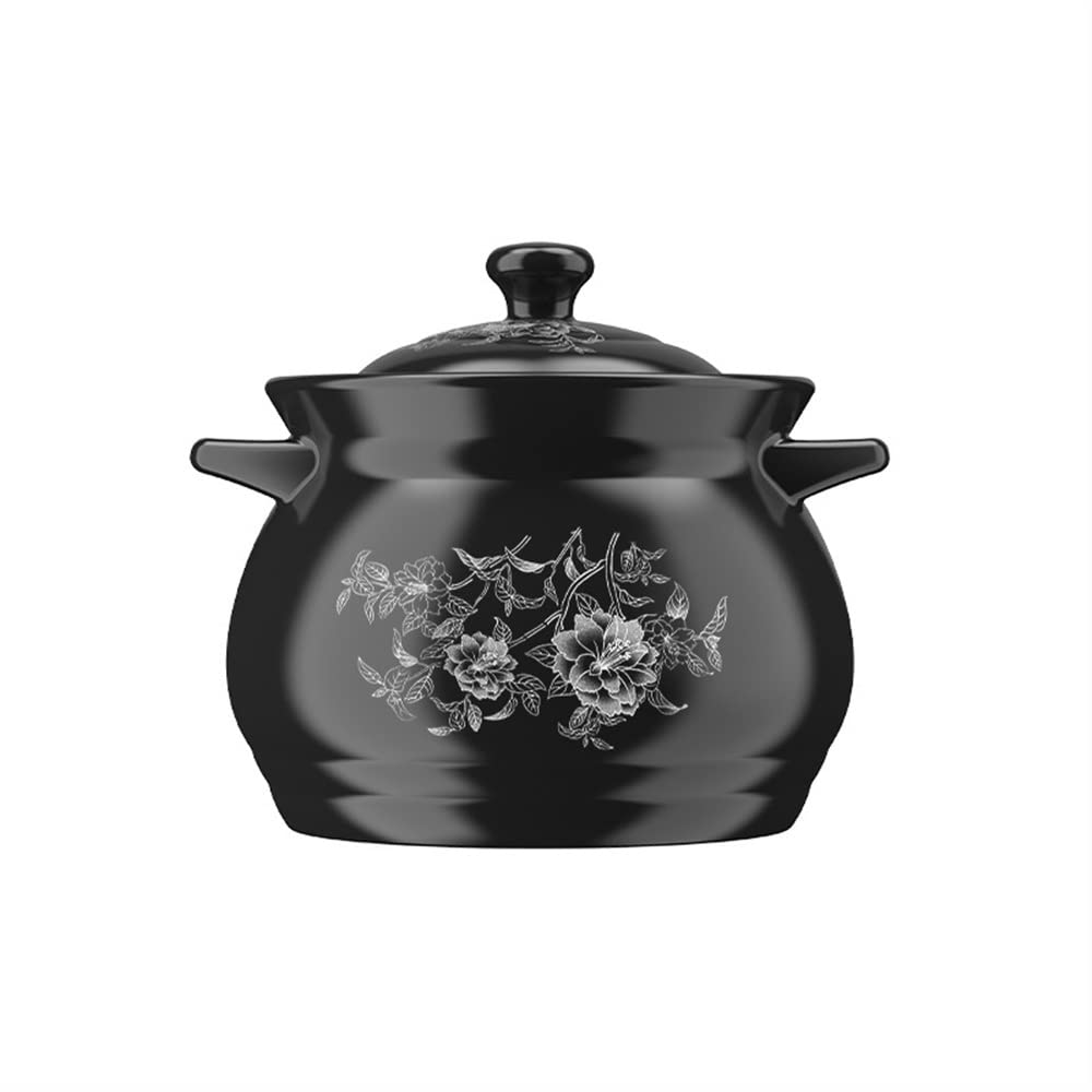 Naczynie do zapiekania z gliny, nieprzywierająca ceramiczna zapiekanka z pokrywką, okrągły garnek z pokrywką, bezpieczny w piekarniku, glazurowana ceramiczna forma do pieczenia, naczynie do zapiekania