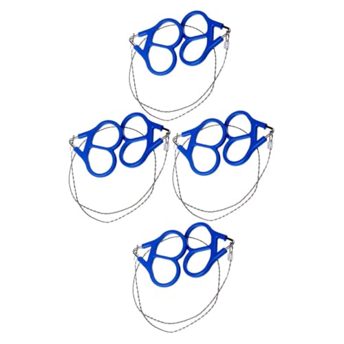 Gogogmee 4pcs Portable Stainless Steel Wire Saw Camping Hand Chainsaw Outdoor Survival Gear Emergency Pocket Saws