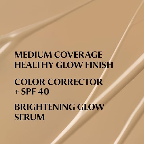 Image of IT Cosmetics CC+ Nude Glow SPF 40 - Medium Coverage Foundation, 2% Niacinamide + Hyaluronic Acid Brightening Glow Serum, Lightweight Up to 24H Hydration, Normal to Dry & Mature Skin - 1.08 fl oz