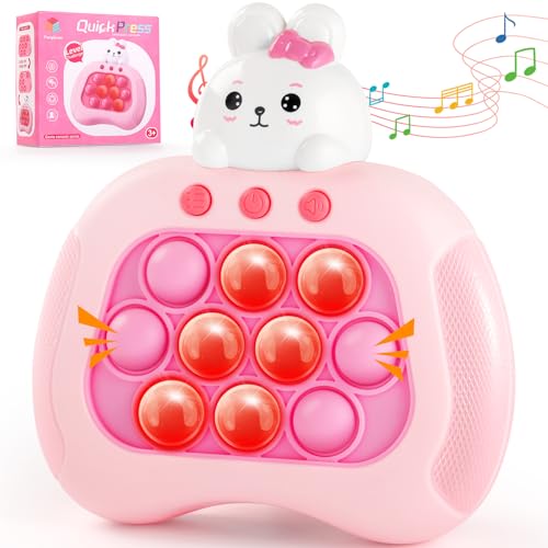 Kindergarten Graduation Gifts,Bunny Pop Quick Push Game Graduation Toy, Preschool Class of 2026 Fast Push Game Fidget Sensory Toys, Light Up Pop Game Gifts for Boys Girls Kids