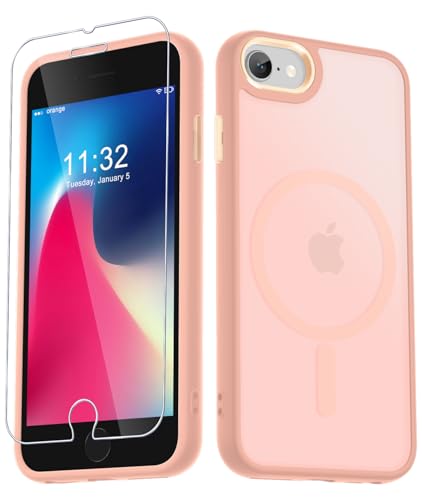 Image of YENAPOON for iPhone SE Case 2022(3rd) /2020(2nd), iPhone 8 /7 Case, Pink