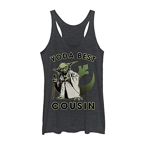 Chemise femme Star Wars Yoda Best Cousin en textile Premium aux finitions soignées et coupe ajustée