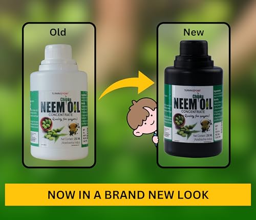 Chipku Pure Cold Pressed Water Soluble Neem Oil 250ml With Free Spray Gun Concentrate For Plants & Garden For Indoor And Outdoor Removes Aphids Fungus Thriphs Mildew For Making 50 Neem Spray Bottles (Image - 2)