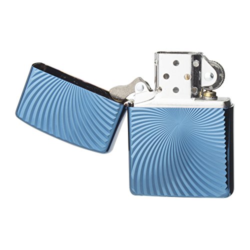 Encendedor Zippo 62TIBL-Wave azul titanio miniatura 3