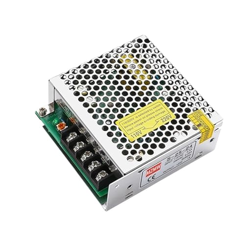 ETURBEV 25W Switching Power Supply AC/DC 5V 12V 24V Mini Size SMPS Converter Lighting LED Driver Adapter S-25-12 S-25-24(5V 5A_25W)