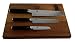 Produktbild KAI Shun Premier Tim Mälzer | Messerset | Officemesser, Allzweckmesser und Santoku | ultrascharfe Japan Messer aus Damaststahl | + großes Schneidebrett aus Fassholz 40x30 cm | VK: 739,-