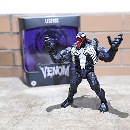 Venom Action Figure Doll Model Toy Doll, Venom Legends Series Carnage Anime Action Pvc Figure Movable Characters Model Statue Toys Collectible Desktop Decoration Ornaments Gift(Venom C) #TOP5
