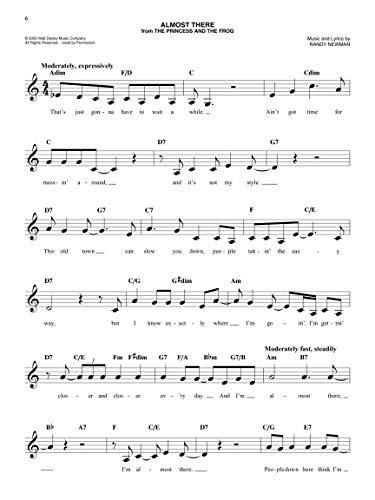 The Easy Disney Fake Book Piano, Vocal and Guitar Songbook | 100 Classic Disney Songs in the Key of C | Simplified Chords and Lyrics for Beginners, Kids and Advanced Musicians - Image 6