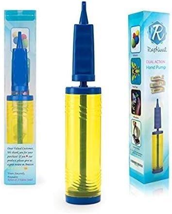 𝐏𝐫𝐞𝐦𝐢𝐮𝐦 Balloon Pump DOUBLE ACTION hand air inflator arch kit globos para fiestas blow up yoga ball pool horse floatfit party art manual twisting ballon stand sticks portable filler stuffing wedding
