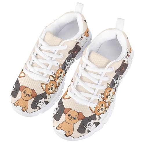 Sneakers for Girls Comfortable Breathable Anti-Slip Lace-Up, Perfect for Running, Hiking, Outdoor Activities3