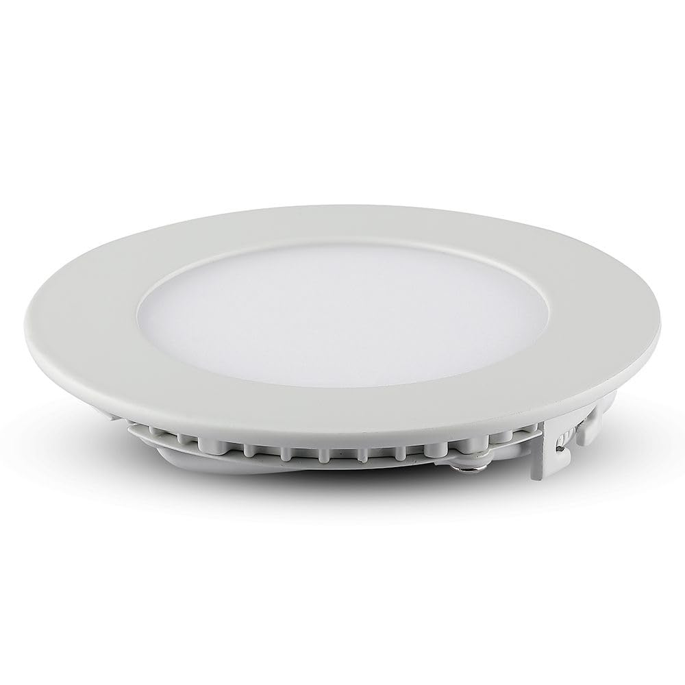 Panel LED redondo 18W, color 4000K, ideal para iluminación interior, oficinas y espacios comerciales.