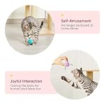 Potaroma 12 Pcs Quiet Play Felt Cat Ball Toys with Catnip Inside, Cat Kicker Exercise Toys, Fun Colorful Kitty Kitten Toys 1.6 Inches - Image 4