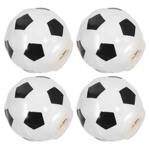 OATIPHO Juego de 4 Pomos de Cerámica Forma de Balón de Fútbol Tiradores para Armarios y Cajones Infantiles Tiradores Deportivos Resistentes para Muebles de Cocina y Dormitorios