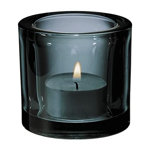 Iittala Kivi 60mm Grijs Votive/Kandelaar